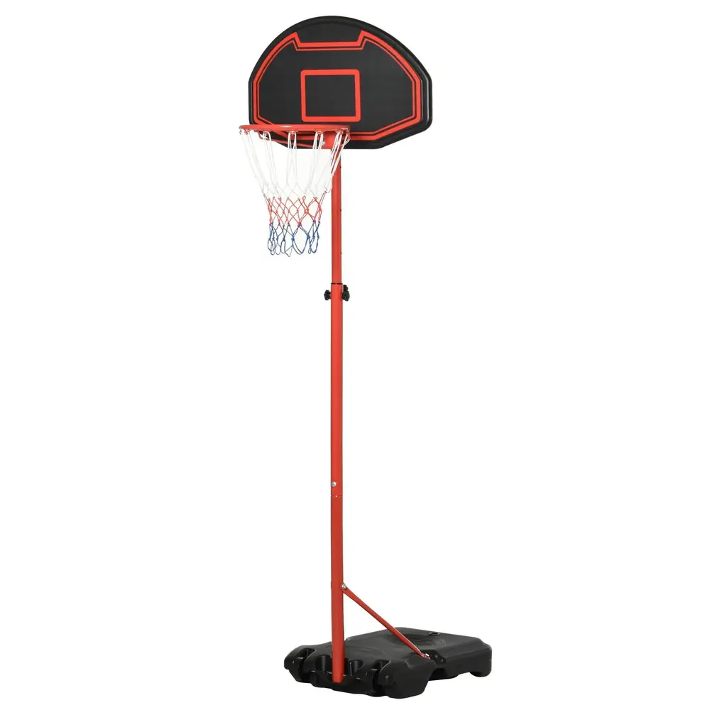 Basketställ med Hjul, Justerbart 194–249 cm