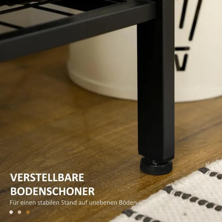 Hallmöbel och Klädhängare med Skobänk Industriell, Brun