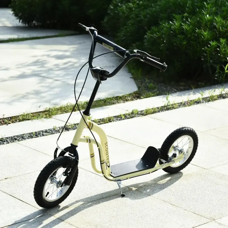Barnskoter från 5 År Sparkcykel Stadsskoter 12 Tum Luftgummi Däck