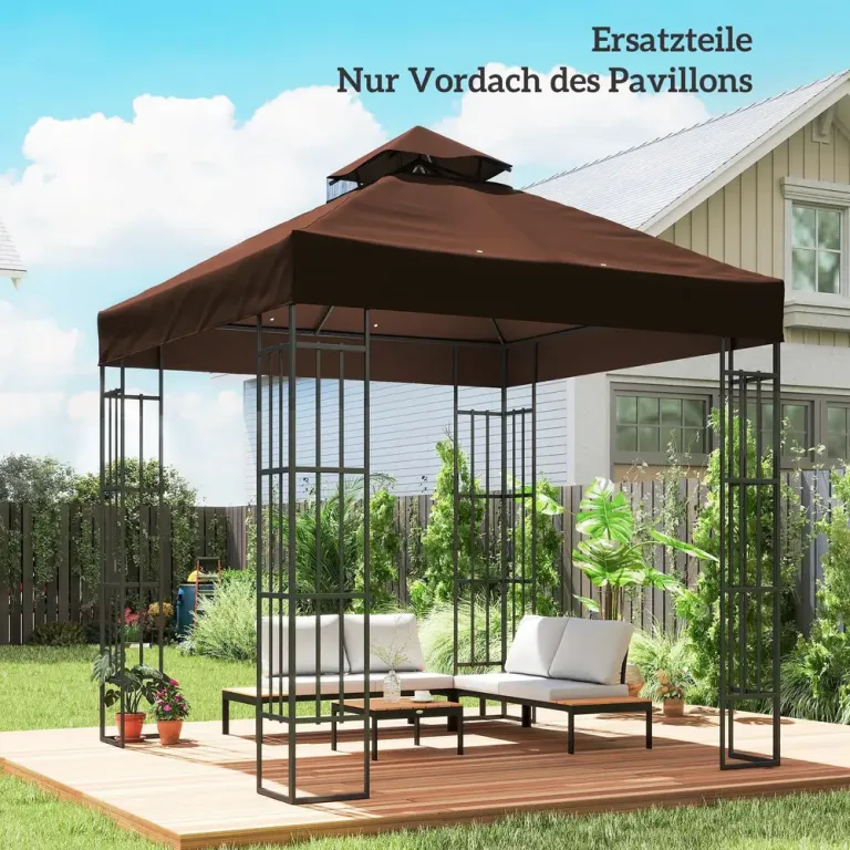 Reservtak till Paviljong med Dräneringshål Paviljongtak