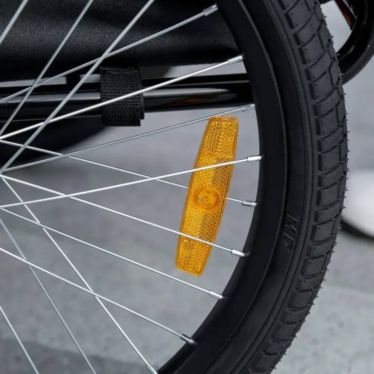 Hundcykelvagn Röd av Oxford Tyg Hopfällbar