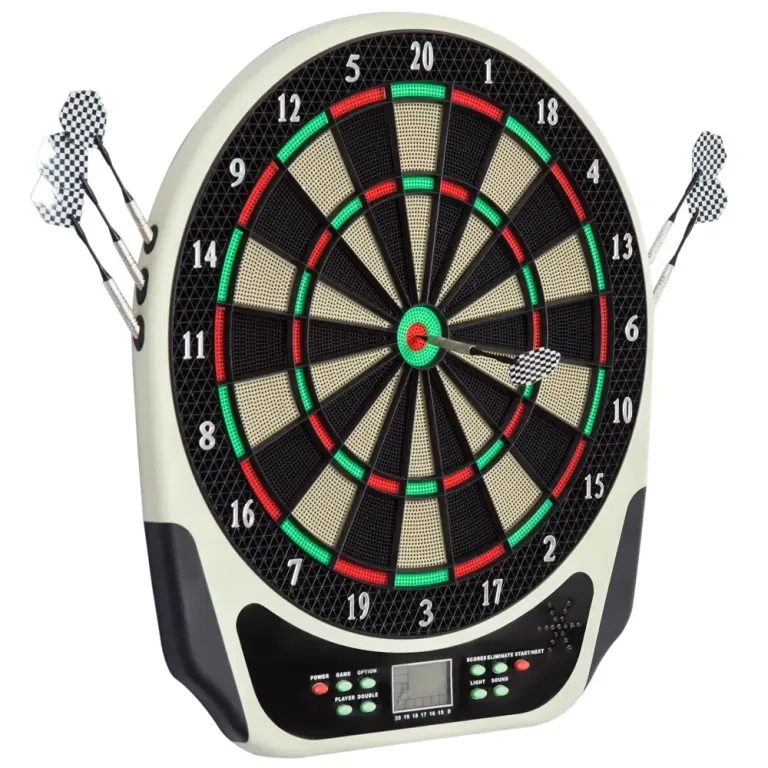 Elektronisk Darttavla med LCD-Skärm och 6 Pilar Spel Träffalternativ