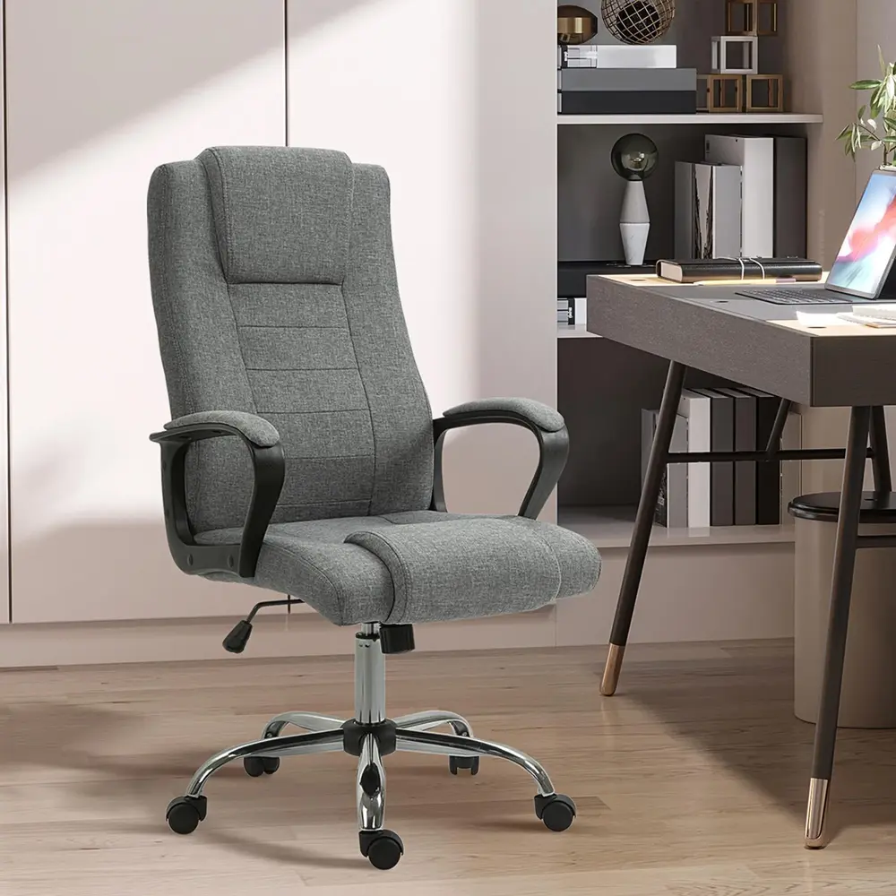 Ergonomisk Kontorsstol med Vippfunktion Höj- 110-119 Cm
