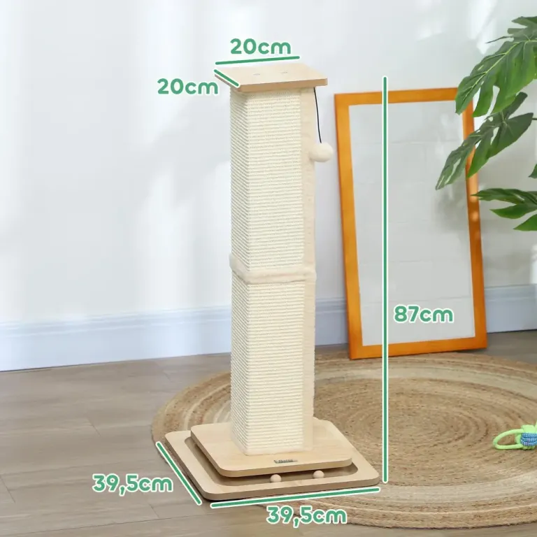 Klösträd för Katter med Sisalpelare 87 cm