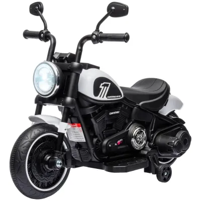 Elektrisk Barnmotorcykel LED-Strålkastare Avtagbara