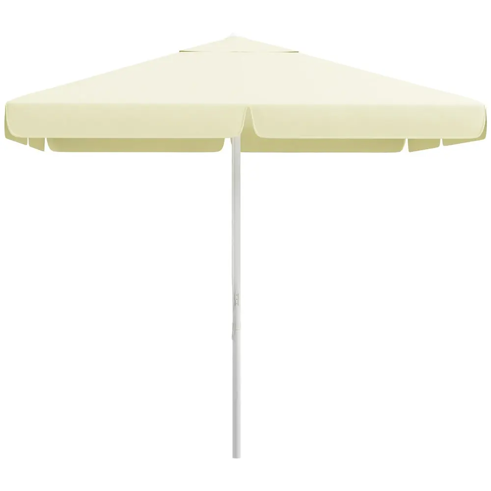 Parasoll Balkongparasoll Beige av Aluminium 2,5 x 2,5 M
