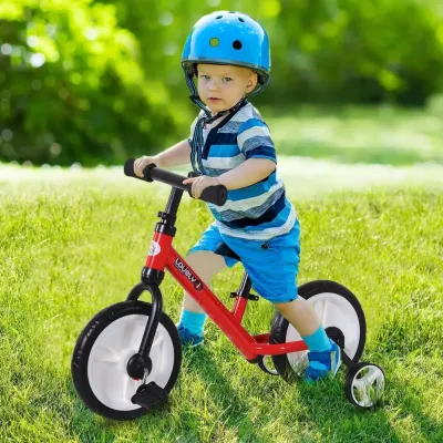 Barncykel Balanscykel med Träningshjul och Pedaler för 2-5