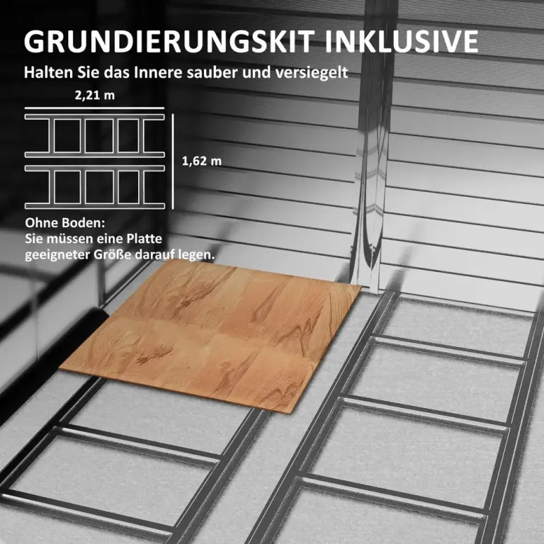Redskapsbod Trädgårdsskjul Trädgårdsbod Teak 240 x 206 x 19