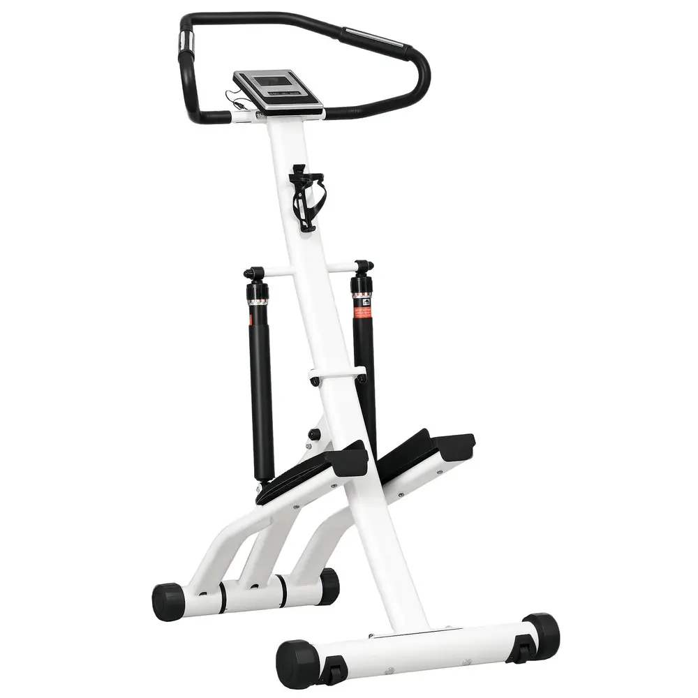 Stepper Ergonomisk Vit Svart Stål för 80 x 61 x 134 Cm