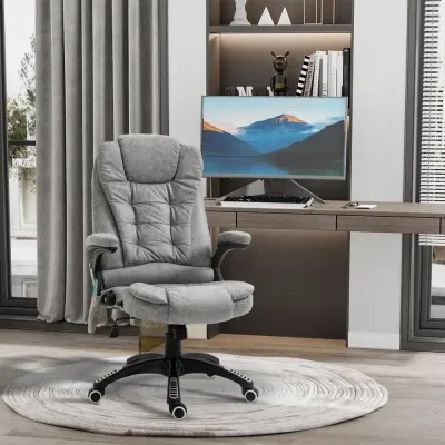 Kontorsstol Massagestol Grå av Tyg 68 x 72 x 110-120 cm