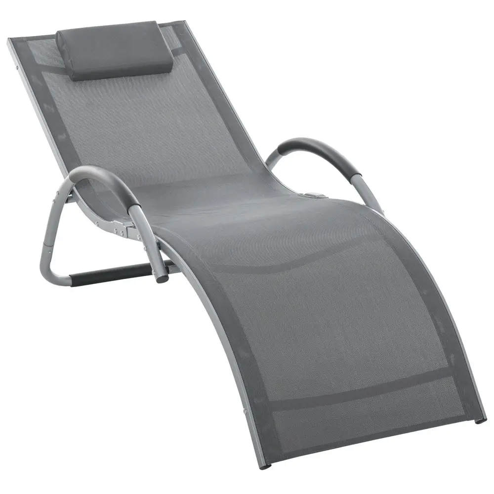 Solstolar med Dynor 2-Pack Ergonomiska 160 x 60 x 65 Cm