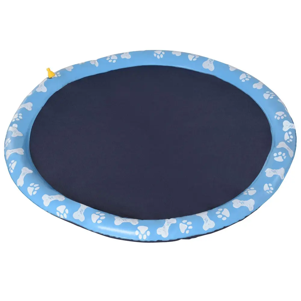 Hundpool Hopfällbar Plaskdamm för Hund 170 Cm