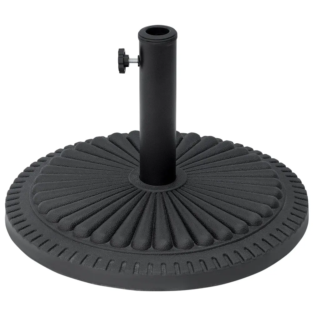 Rund Parasollfot i Cement Paraplystativ för 49 Cm