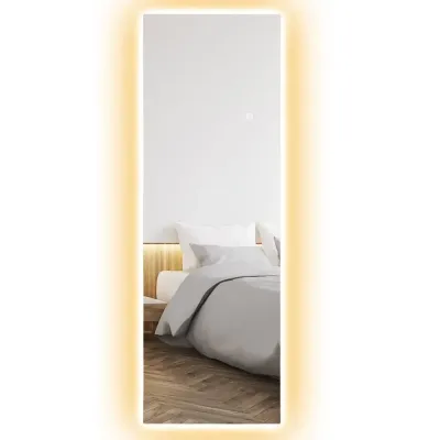 Helfigursspegel Väggspegel Transparent av Glas 40 x 120 cm