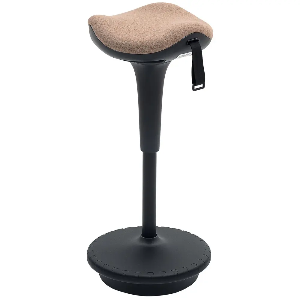 Kontorspall Arbetspall med Vridfunktion Brun 68,5-83,5 Cm