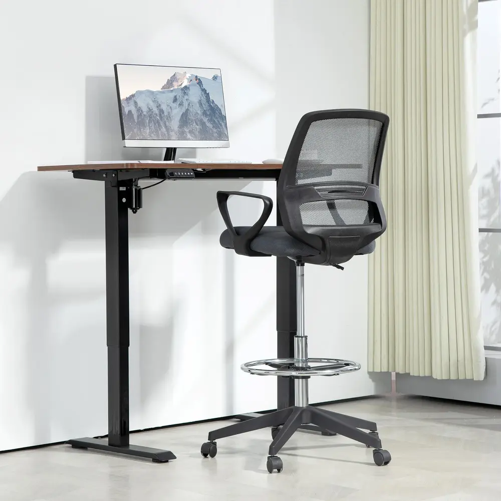 Ergonomisk Kontorsstol med Armstöd Fotstöd