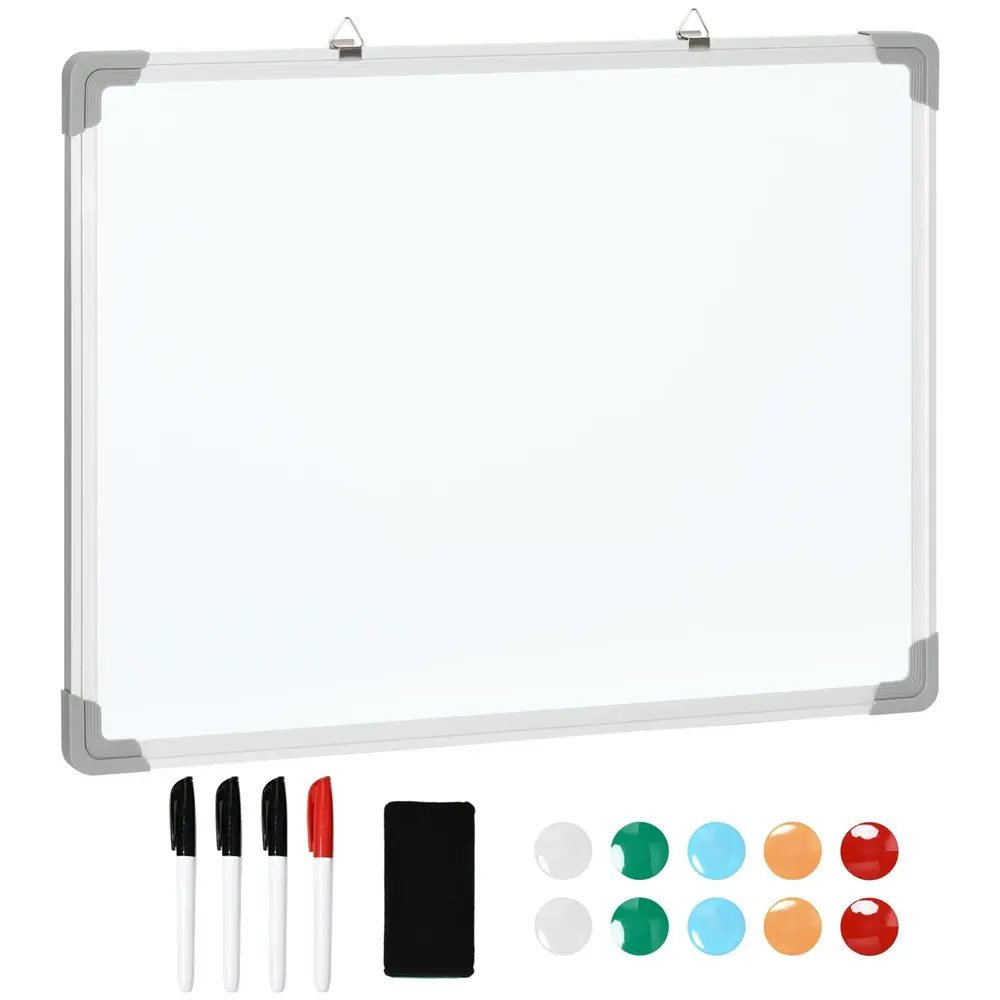 Magnetisk Whiteboard med Staffli Skrivtavla 60 x 45 Cm