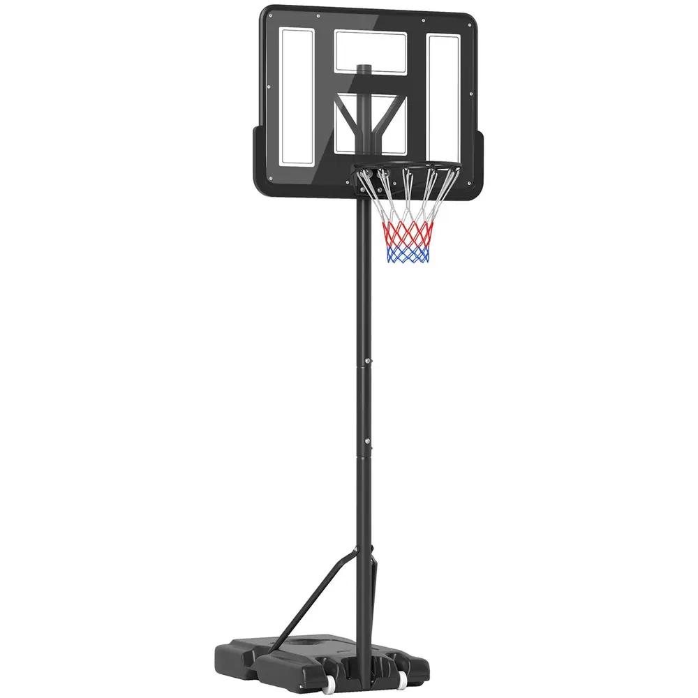Flyttbar Basketkorg för Barn Höjdjusterbart Basketställ