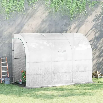 Litet Växthus Tunnelväxthus med Hyllor 300 x 150 x 213 cm