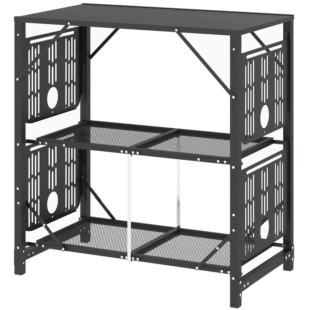 Campingbord Picknickbord Metall av Metall och MDF