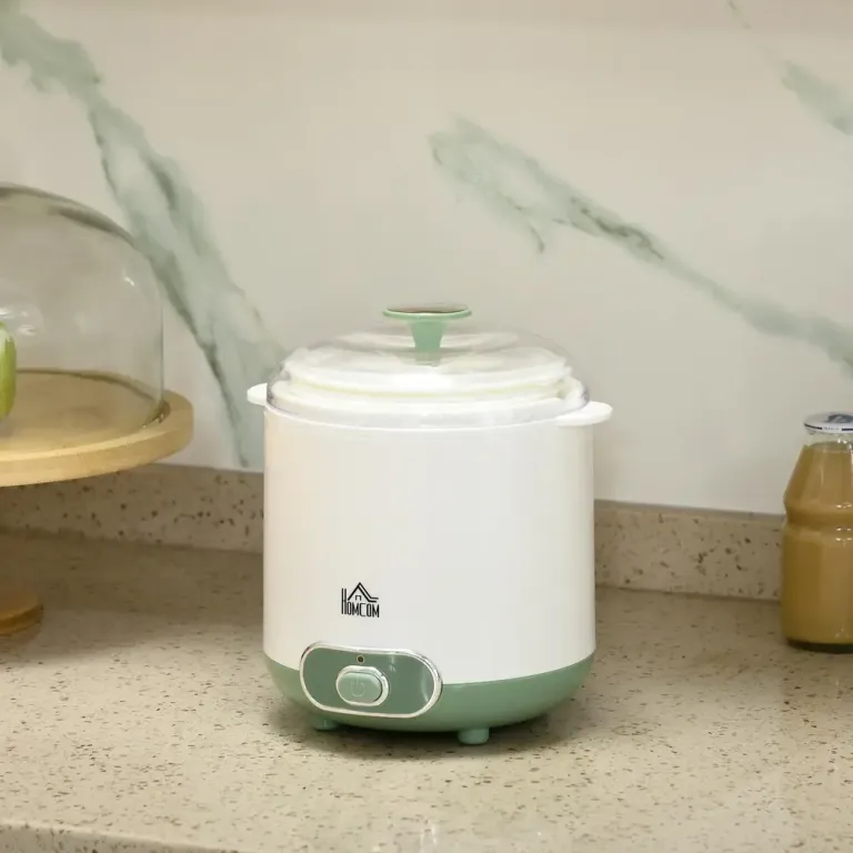 Yoghurtmaskin 1,5 l med Sil och Lock Grekisk Halkfria Fötter