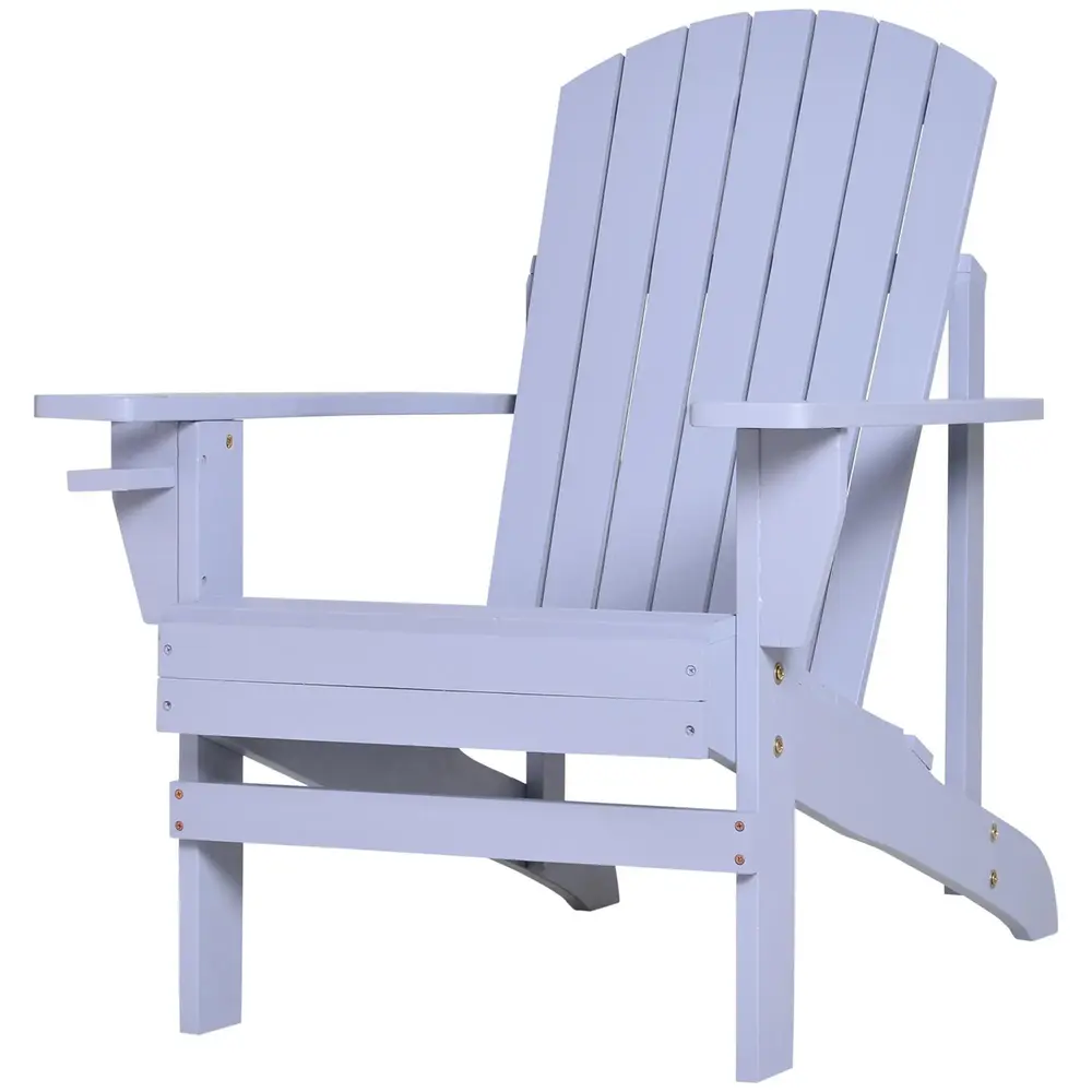 Adirondack Trädgårdsstol med Mugghållare 72,5 x 97 x 93 Cm