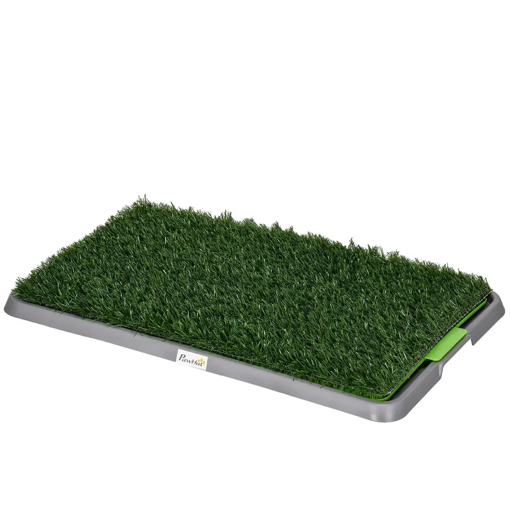 Hundtoalett med Konstgräs Dräneringshål 67 x 41 x 3,5 Cm