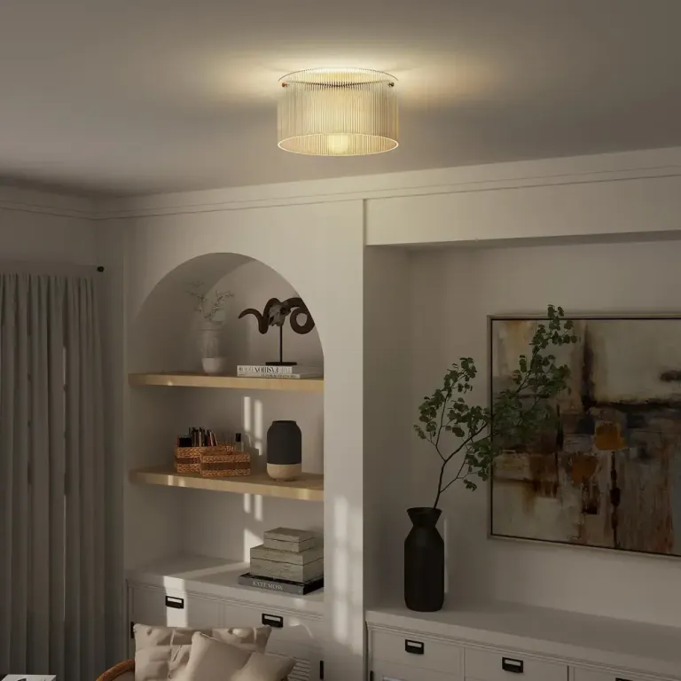 Taklampa med Akrylskärm för LED- och Halogenlampor