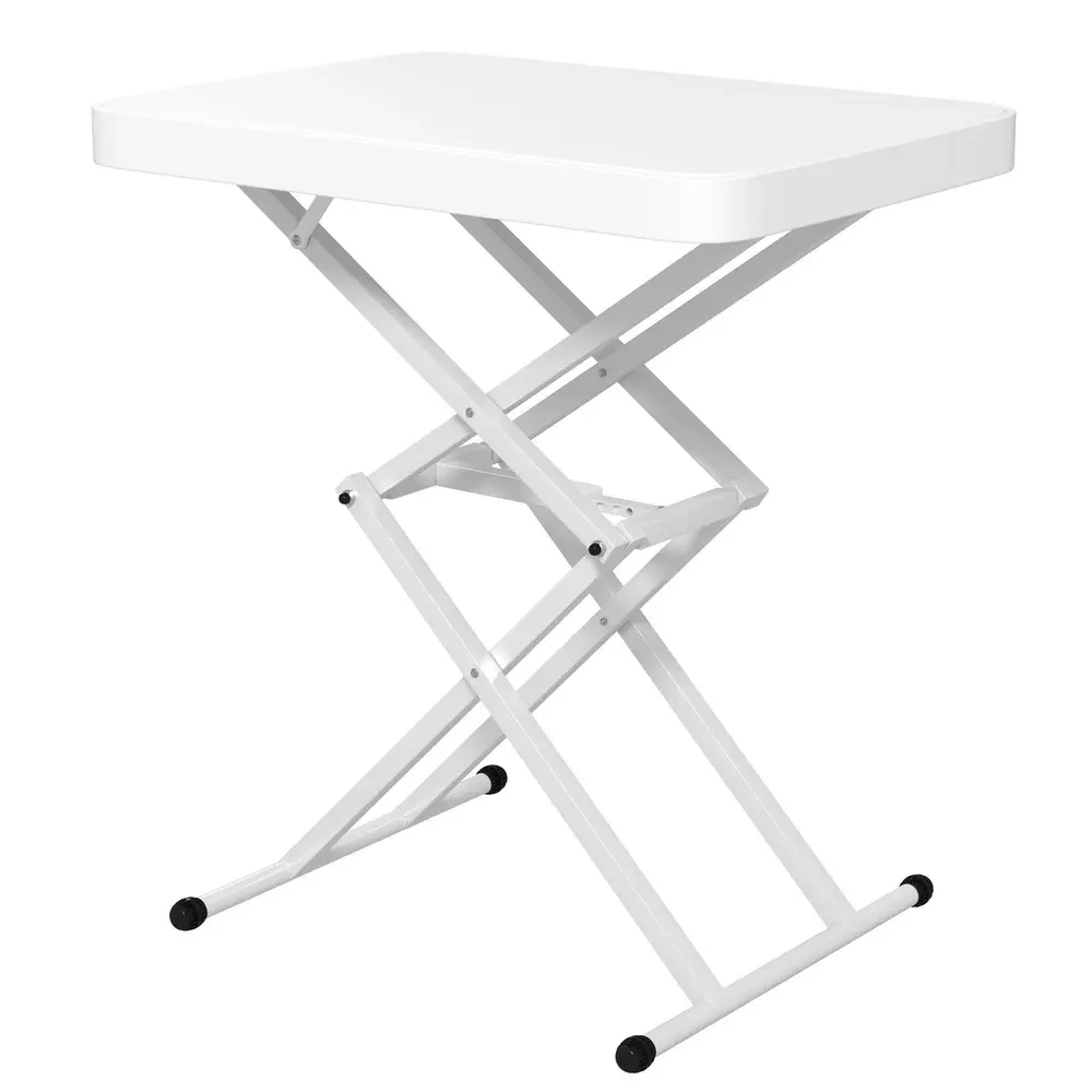 Trädgårdsbord Sidobord Höj- och Sänkbart 65 x 45 x 70 Cm