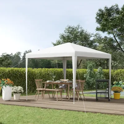 Paviljong Rektangulär Vattenavvisande 2,7 x 2,7 m