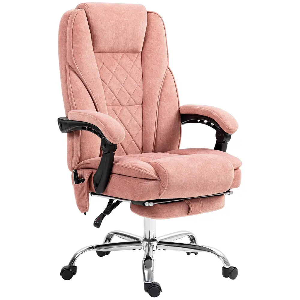 Ergonomisk Kontorsstol med Massagefunktion Fotstöd