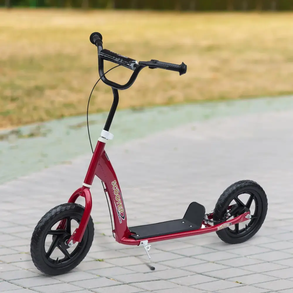 Barnsparkcykel med Bakbroms 120 x 52 x 80–88 Cm