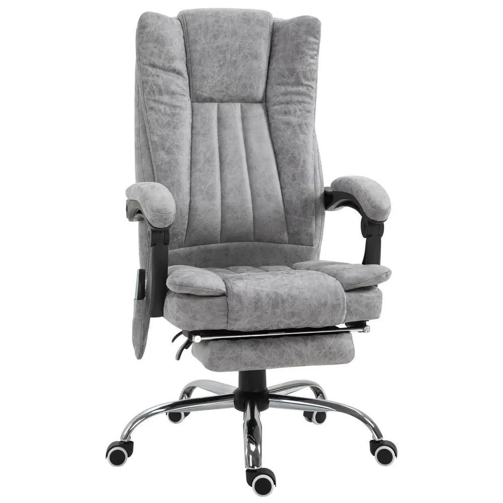 Ergonomisk Kontorsstol med Massage & Värme Svart