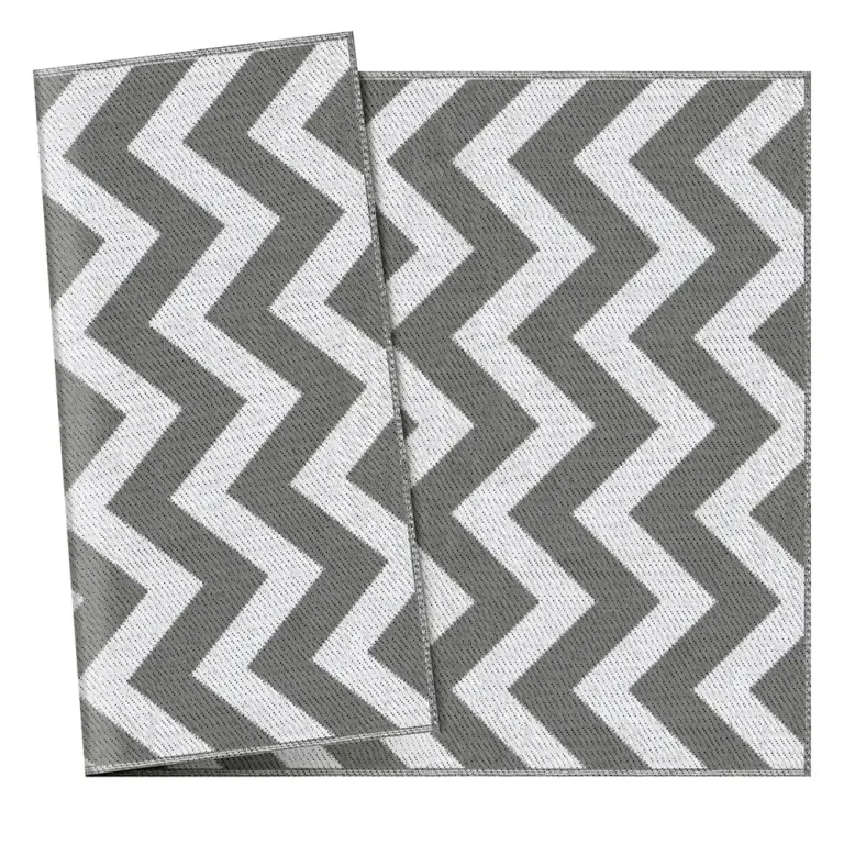 Utomhusmatta Plastmatta Lättskött Matta 121 x 182 cm, Vit