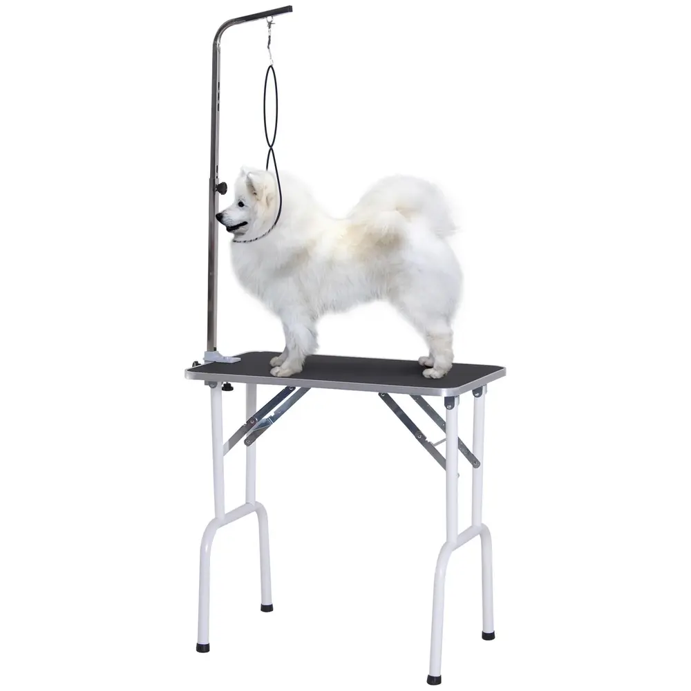 Hopfällbart Djurvårdsbord Klippbord 81 x 48,5 x 80 Cm