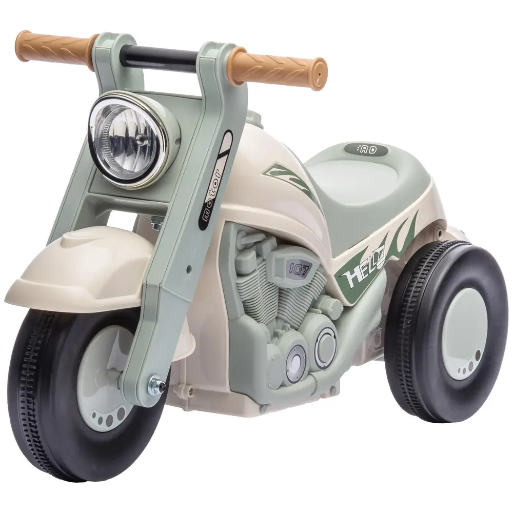 Sparkmotorcykel med Musik och Såpbubblor, Cremevit