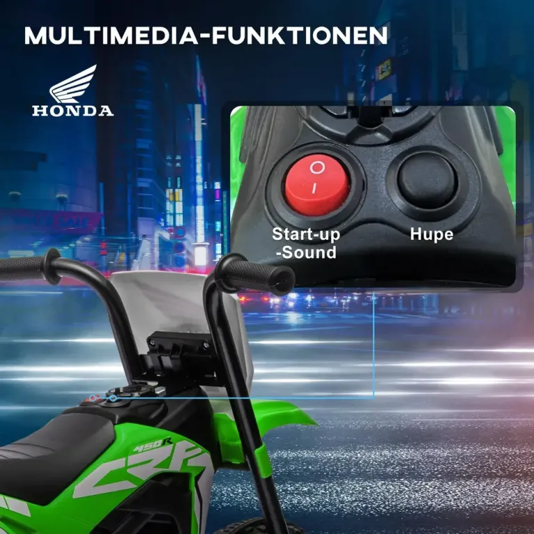 Elektrisk Barnmotorcykel Ljudeffekter för 18–36 Månader
