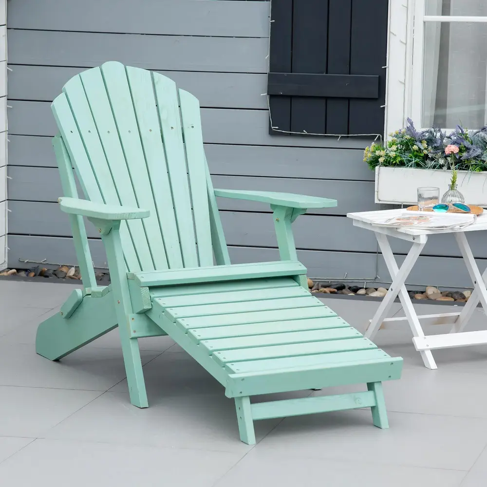 Solsäng Solstol Hopfällbar Adirondackstol i Furu 78 x 140 x