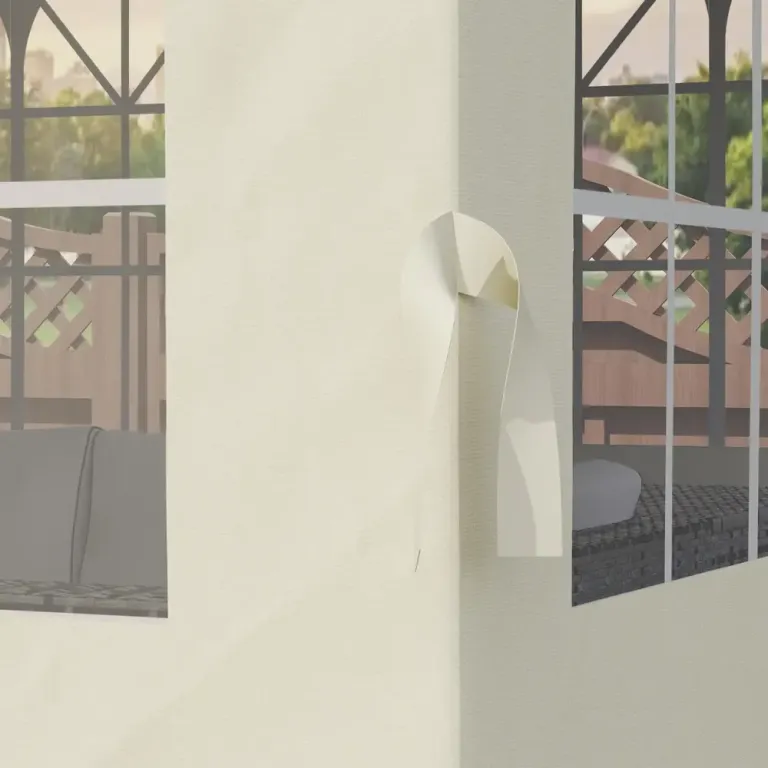 Sidoväggar 4-pack till Paviljong med Dragkedja 3 x 4 m