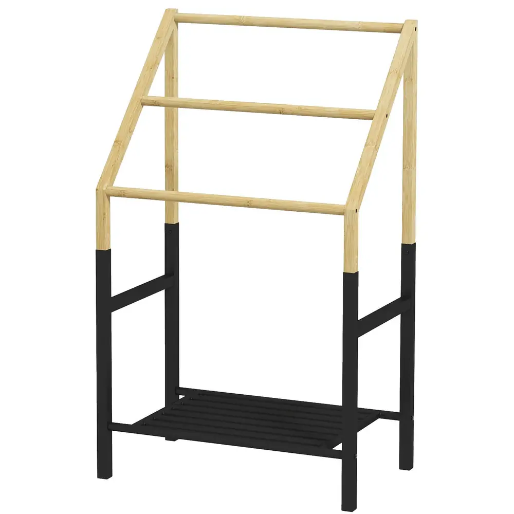 Bänk Förvaringsbänk Svart av Linnelook 100 x 40 x 44 Cm
